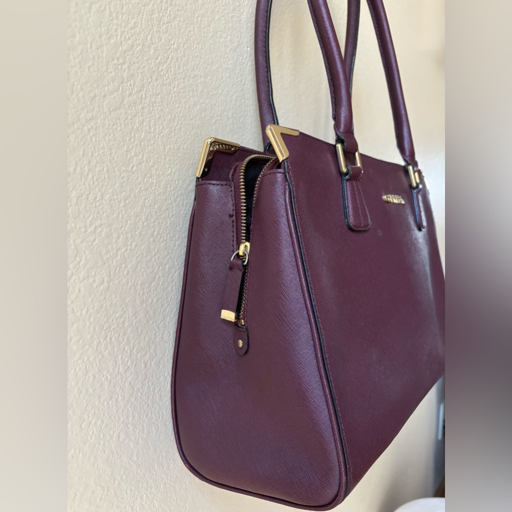 Calvin Klein Rich Plum Shoulder Bag - Picture 3 of 6